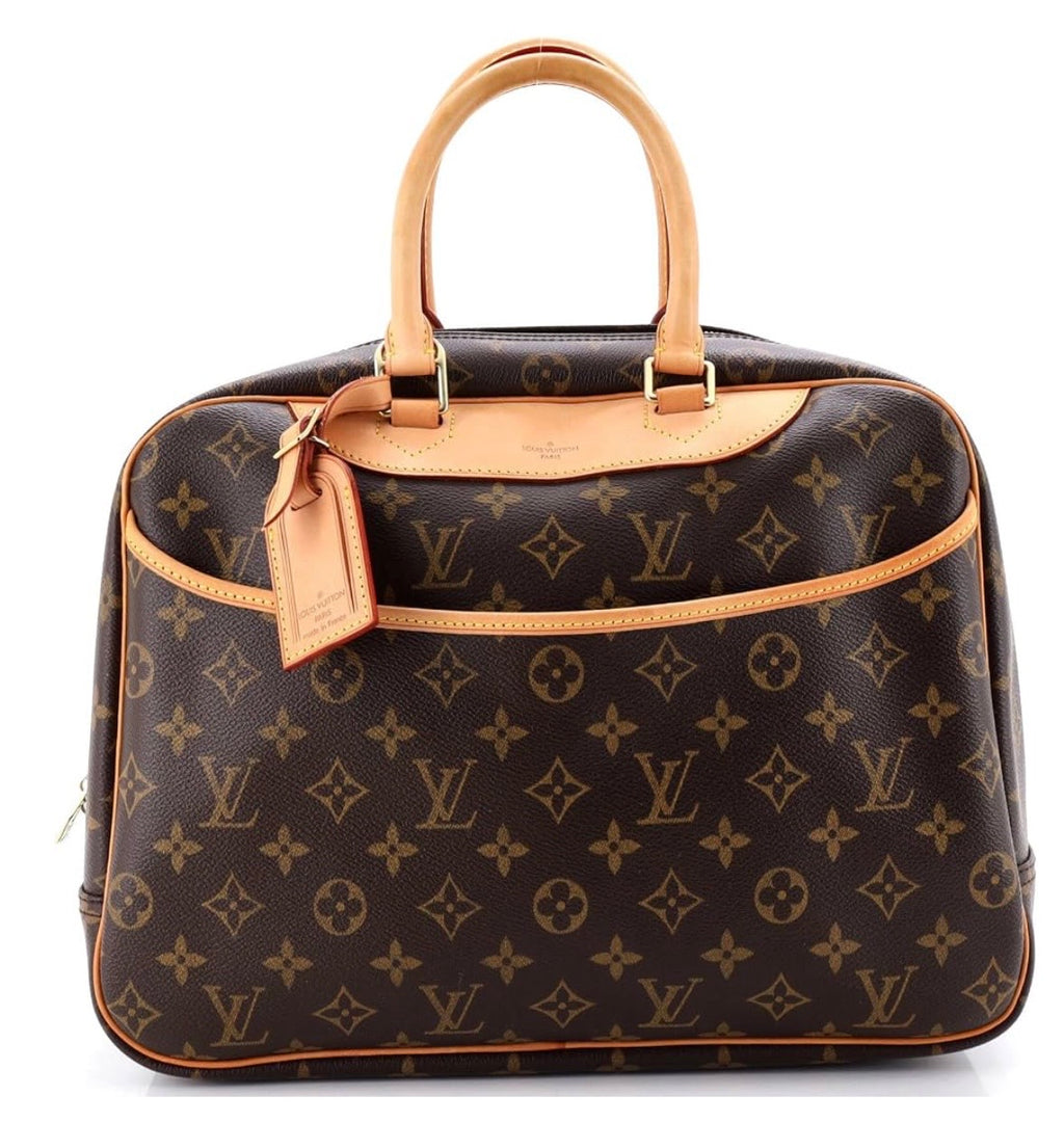 Louis Vuitton Deauville Handbag Brown