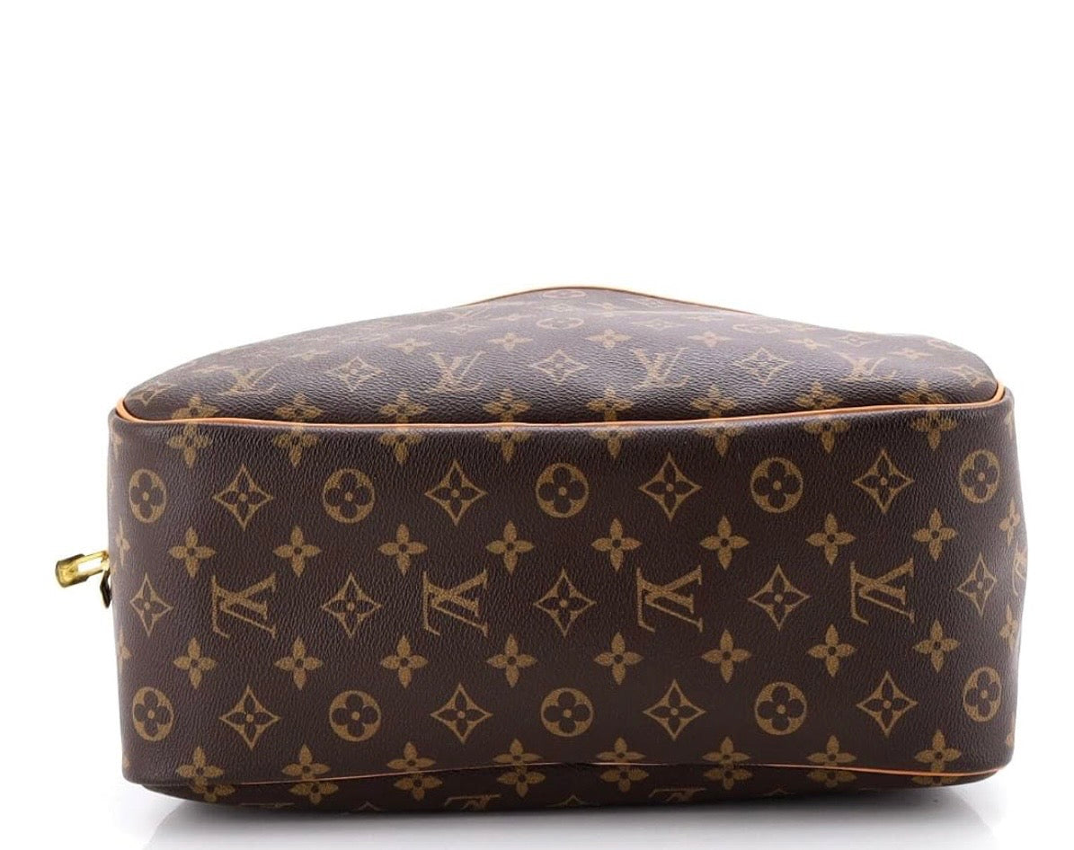 Louis Vuitton Deauville Handbag Brown