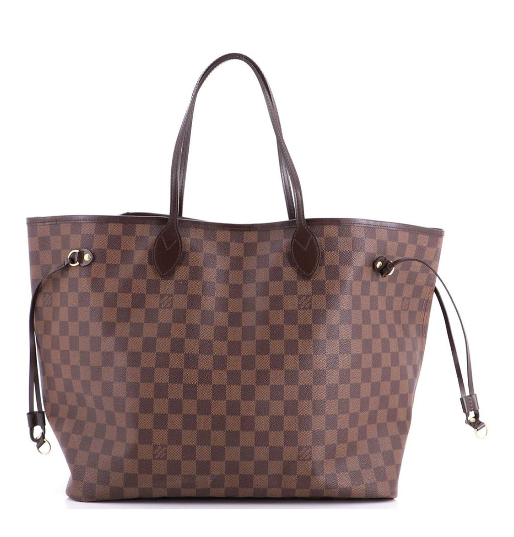 Louis Vuitton Never Full Tote Damier GM, Brown