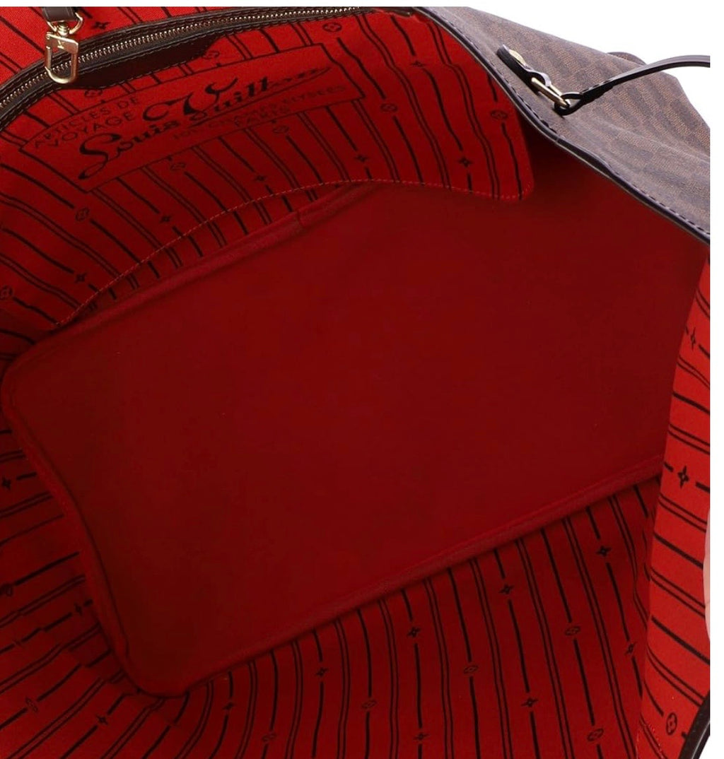 Louis Vuitton Never Full Tote Damier GM, Brown