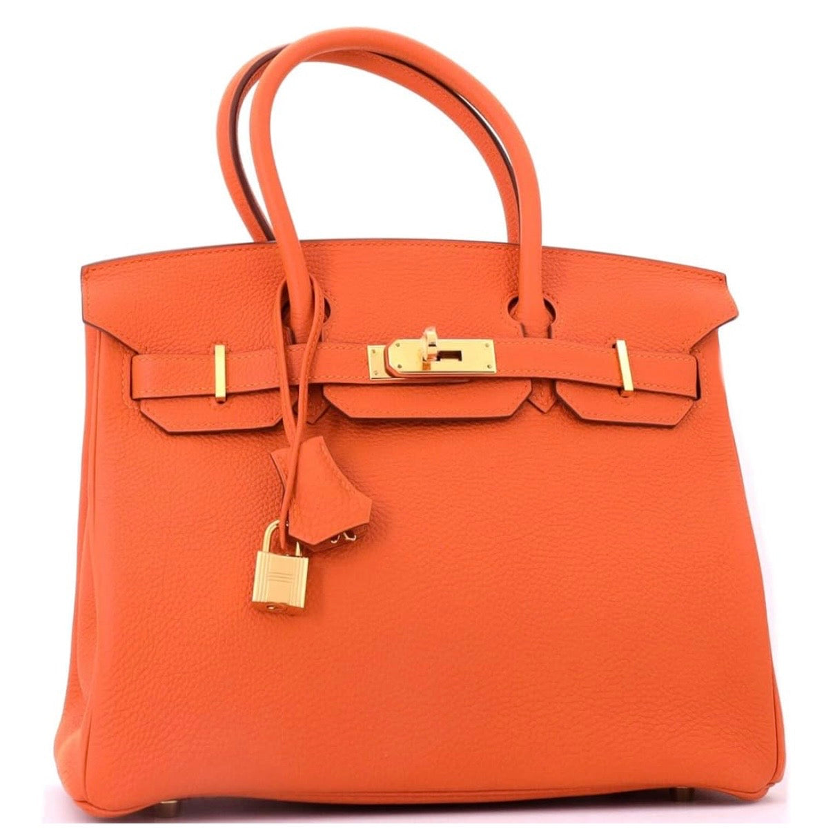 Birkin Handbag Orange Togo with Gold Hardware 30, Orange
