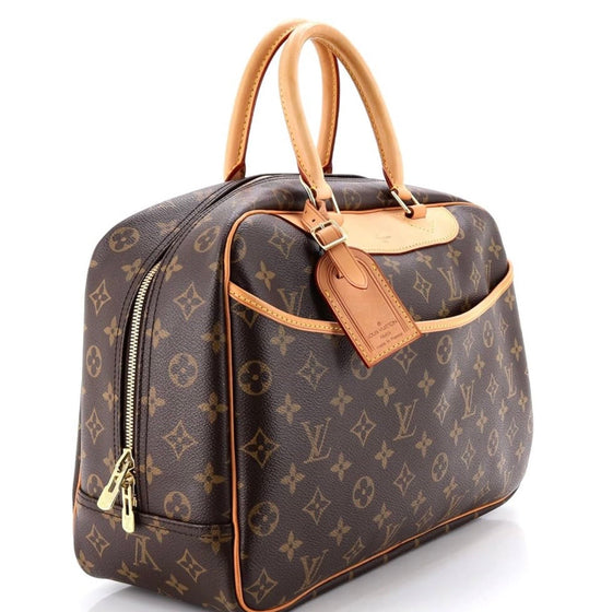 Louis Vuitton Deauville Handbag Brown
