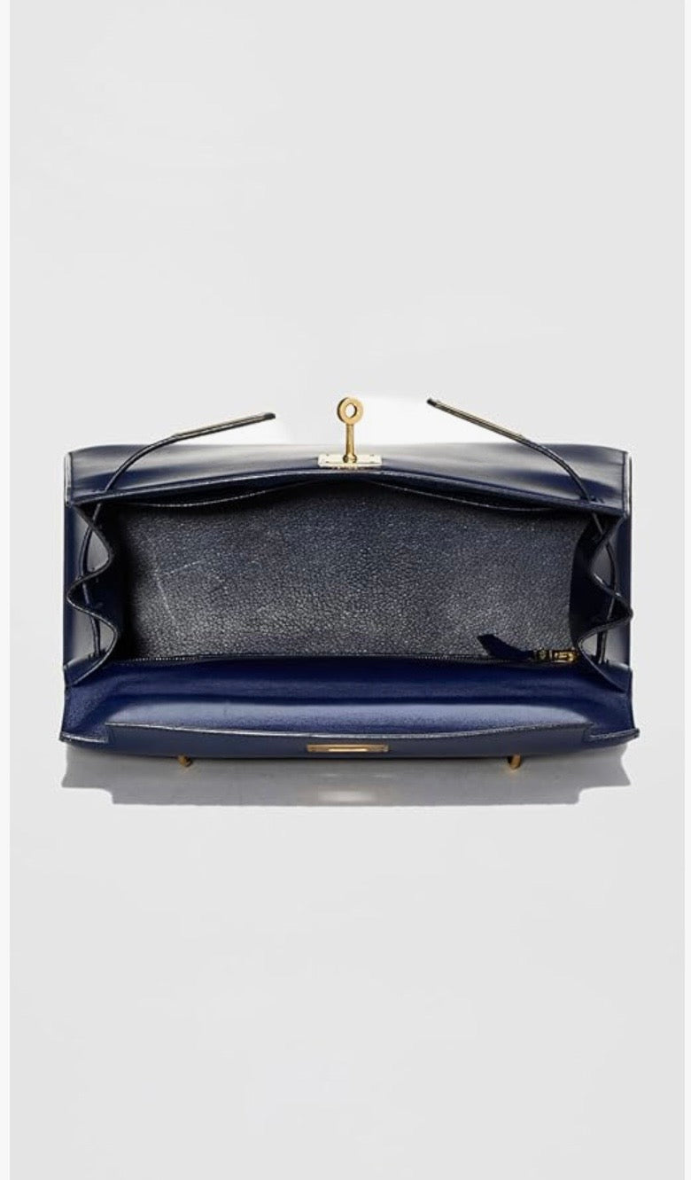 Hermes Blue Box Kelly 28 Satchel
