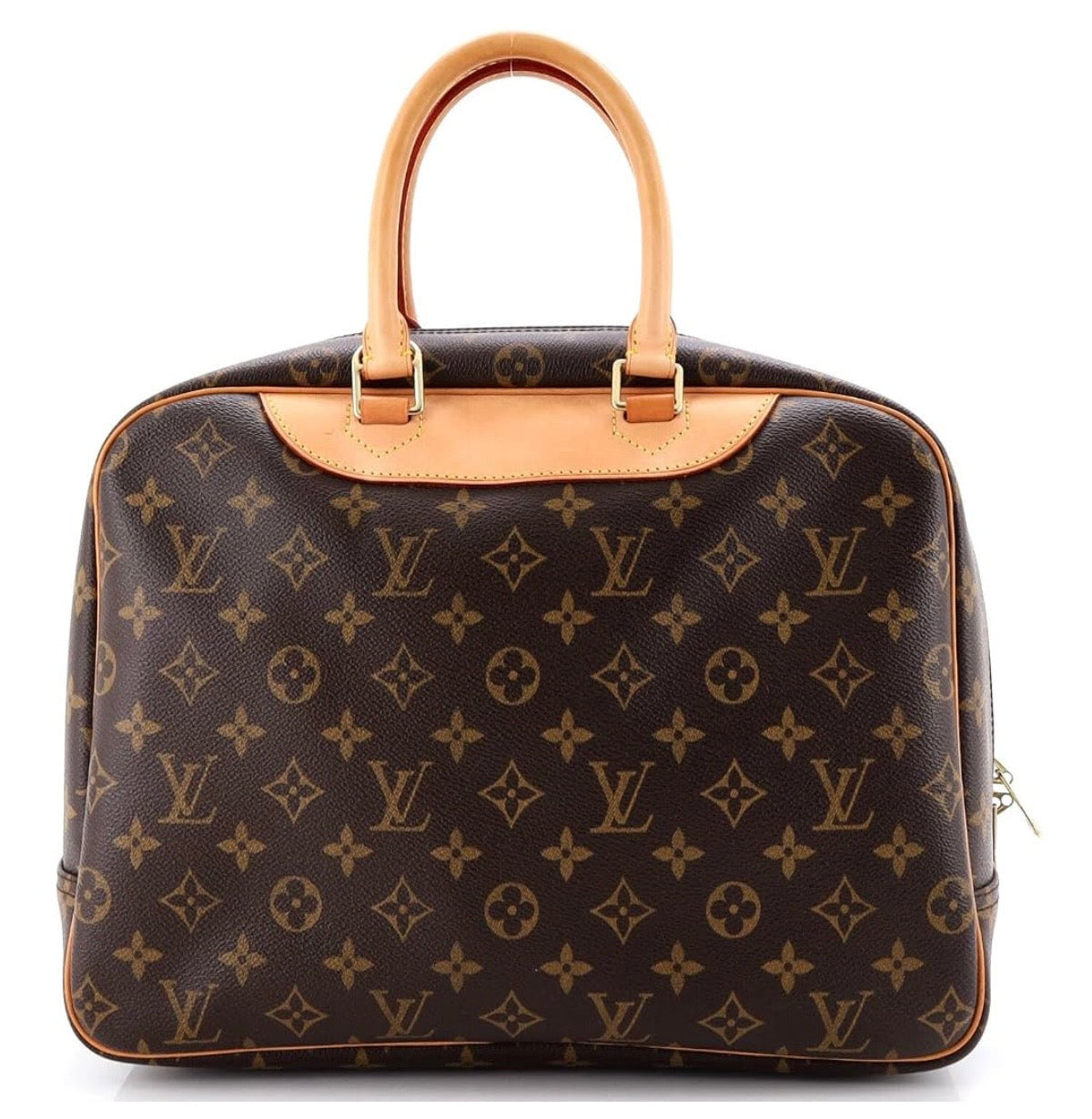 Louis Vuitton Deauville Handbag Brown