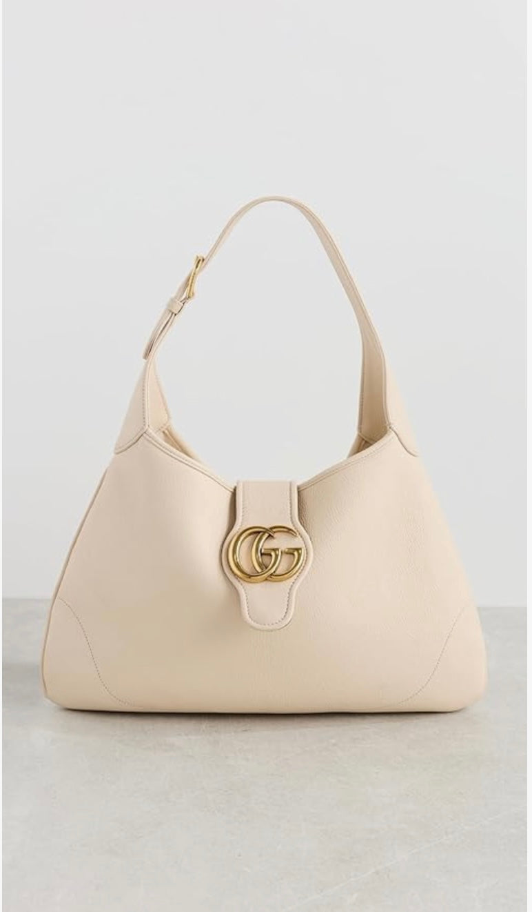 Gucci Beige Leather Aphrodite Shoulder Bag