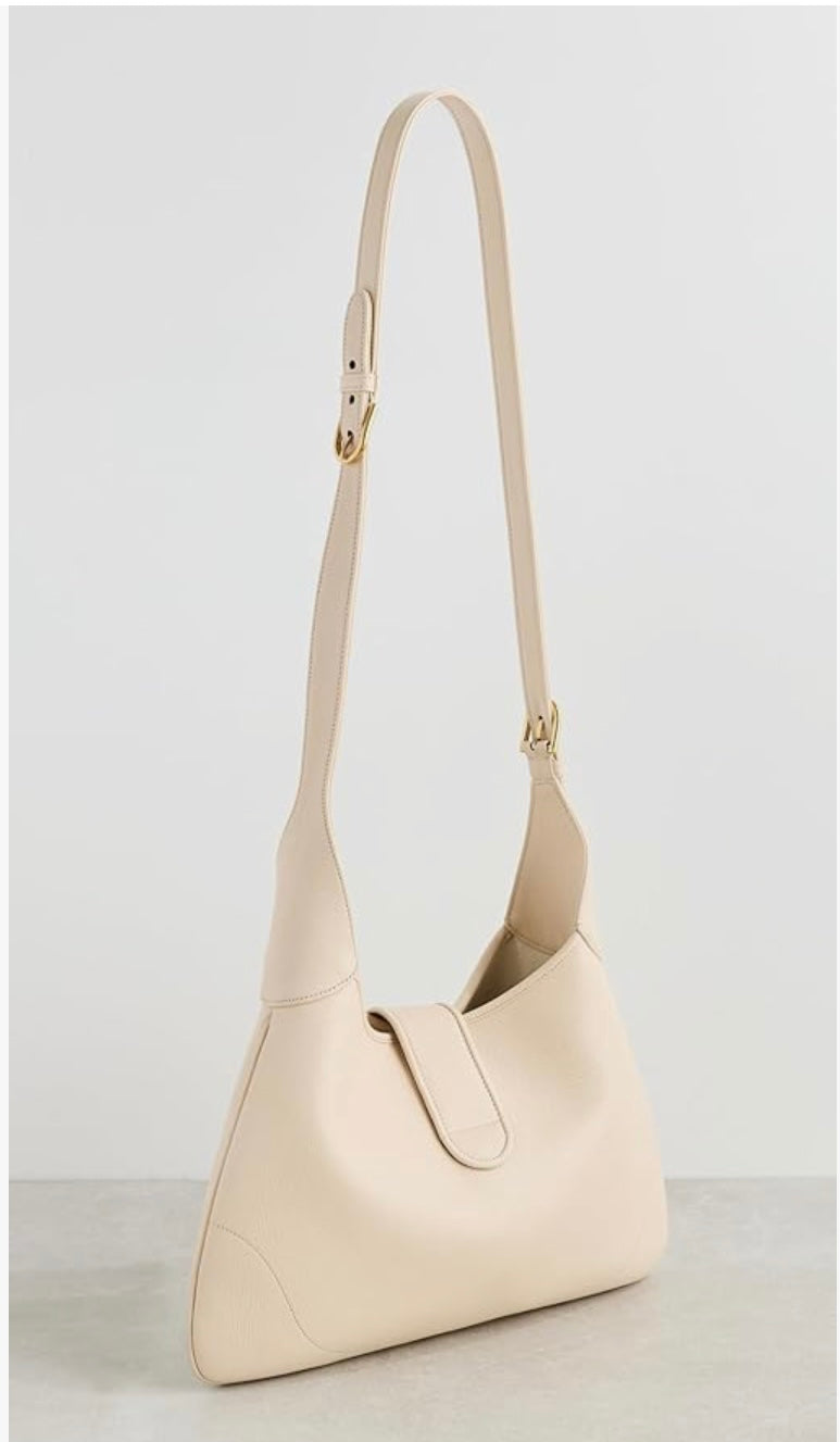 Gucci Beige Leather Aphrodite Shoulder Bag